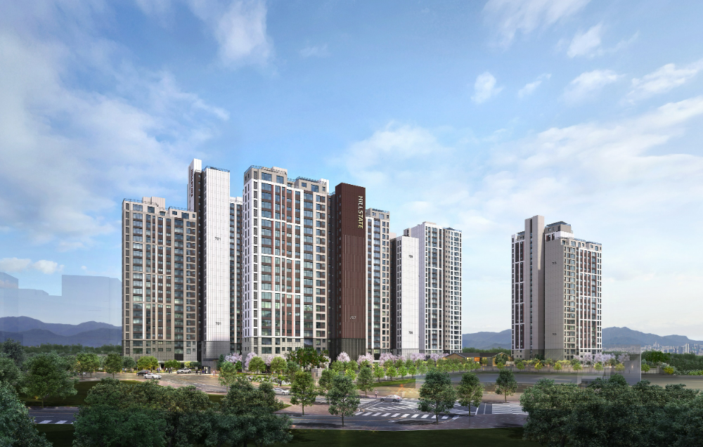 힐스테이트 용인마크밸리 투시도.(사진=현대건설)