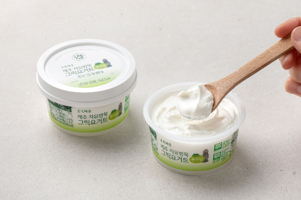 초록마을, 제주 아침미소목장과 협업해 PB 그릭요거트 선보여