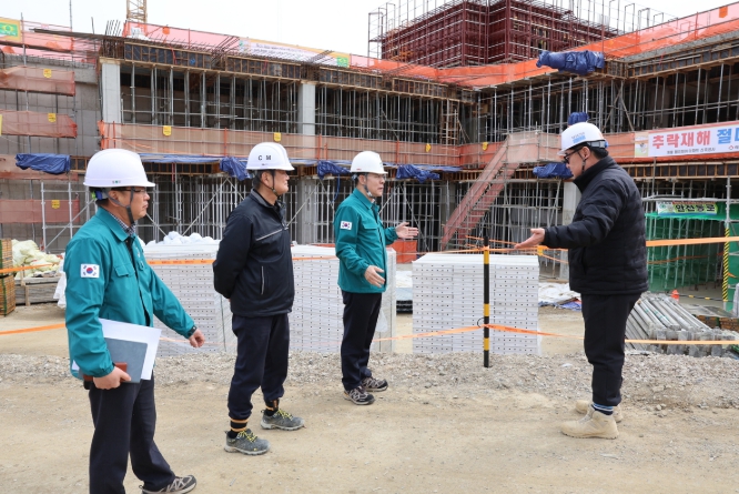 계룡시, 해빙기 취약시설 현장 안전점검 실시