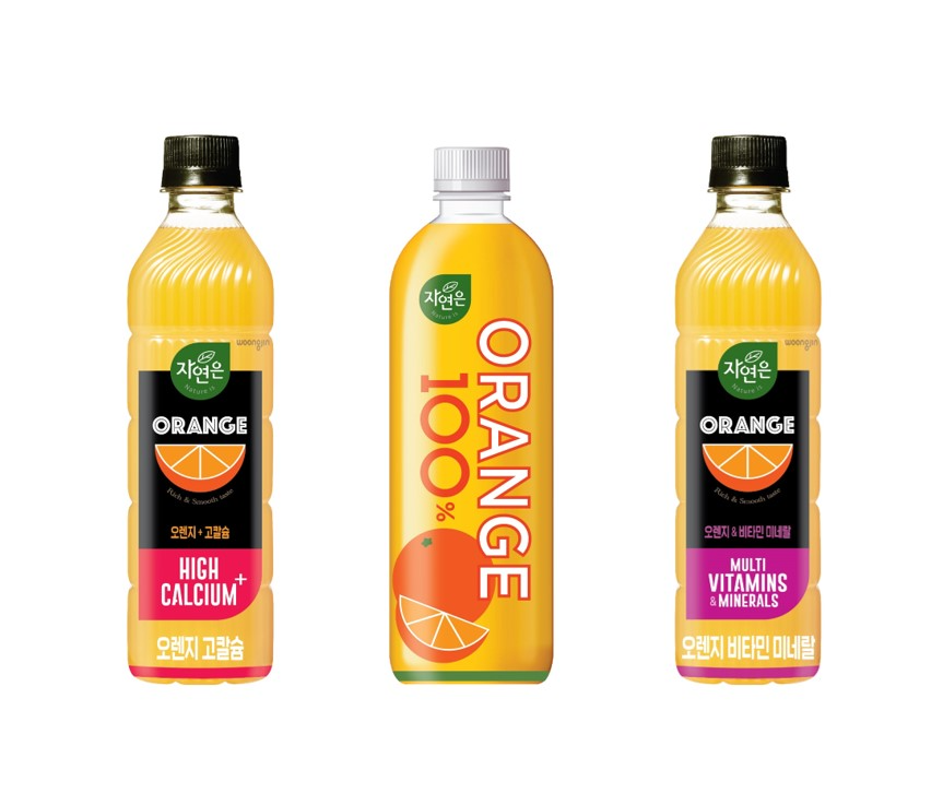 웅진식품, 네이버 전용 ‘자연은 오렌지’ 출시