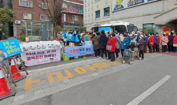 작년 결핵예방의 날 캠페인 사진