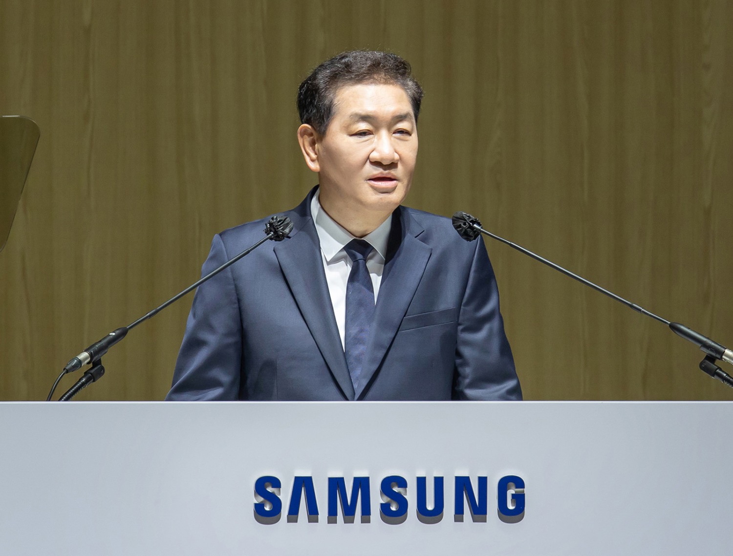 삼성전자가 19일 경기도 수원시 수원컨벤션센터에서 주주, 기관투자자, 경영진이 참석한 가운데 제56기 정기 주주총회를 개최했다. 사진=삼성전자