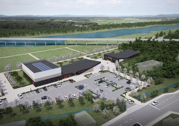 청성 청산 생활SOC복합화사업-근경 조감도