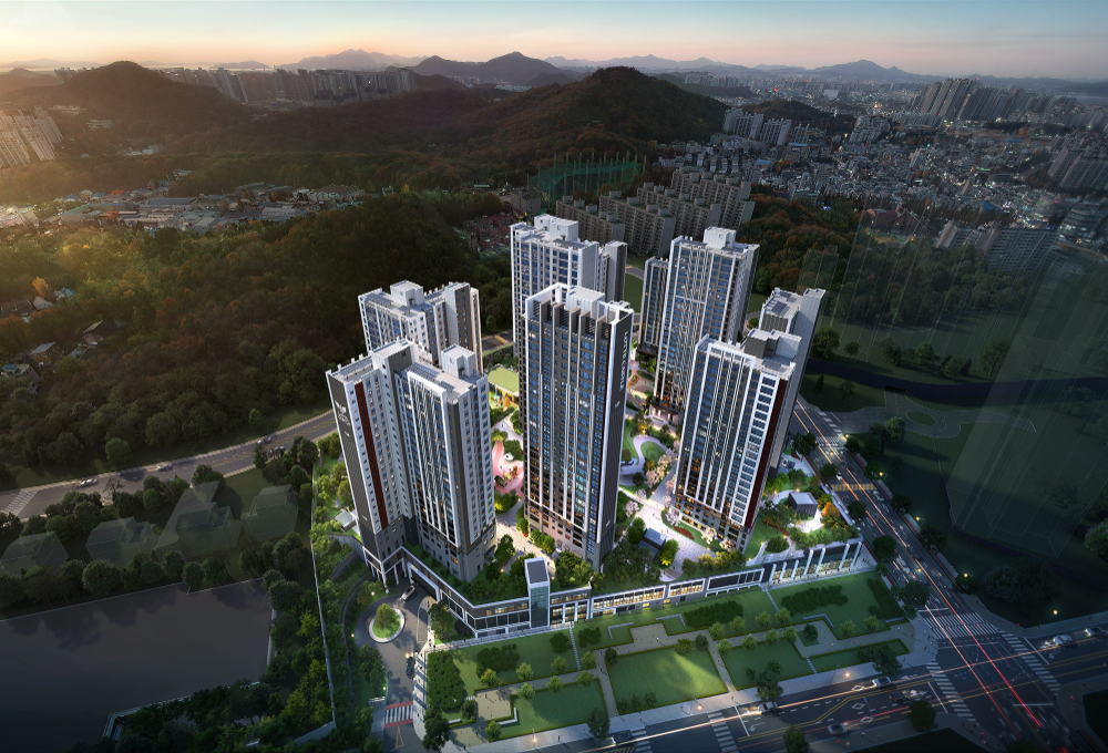 풍무역 롯데캐슬 시그니처 조감도.(사진=롯데건설)