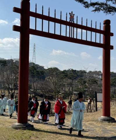 지난 계백장군 제향 장면