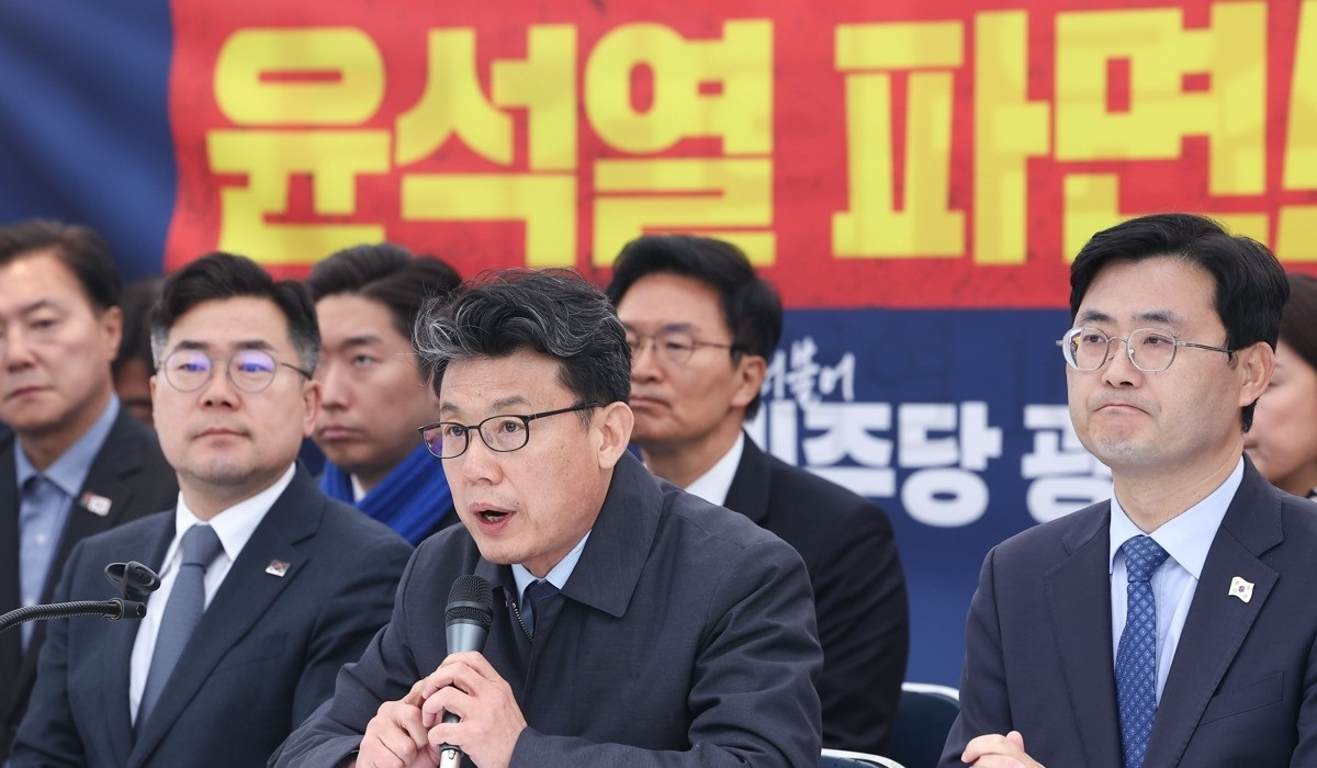 발언하는 진성준 정책위의장(사진=연합뉴스)