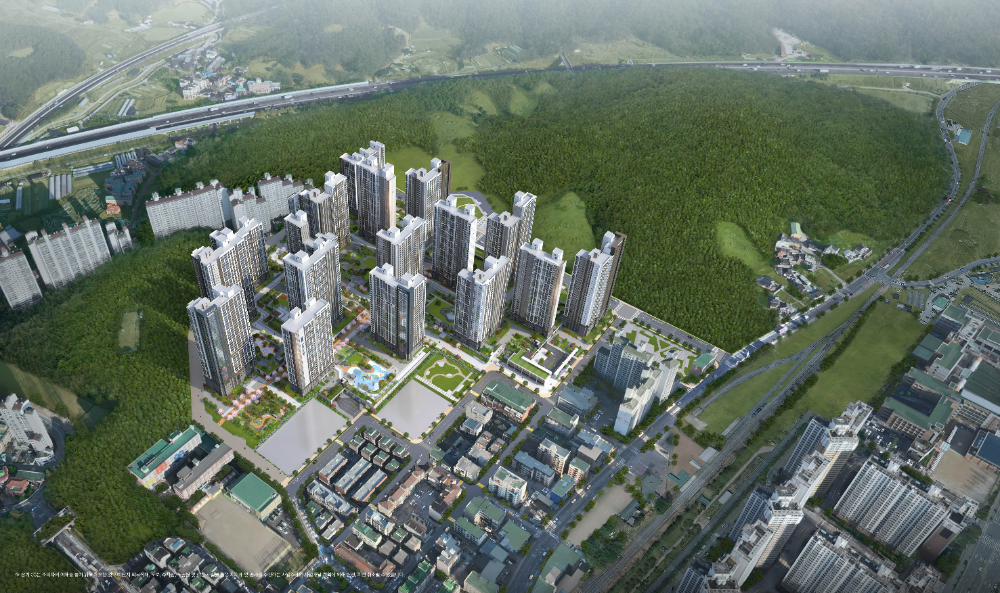 고양 더샵포레나 조감도.(사진=포스코이앤씨)