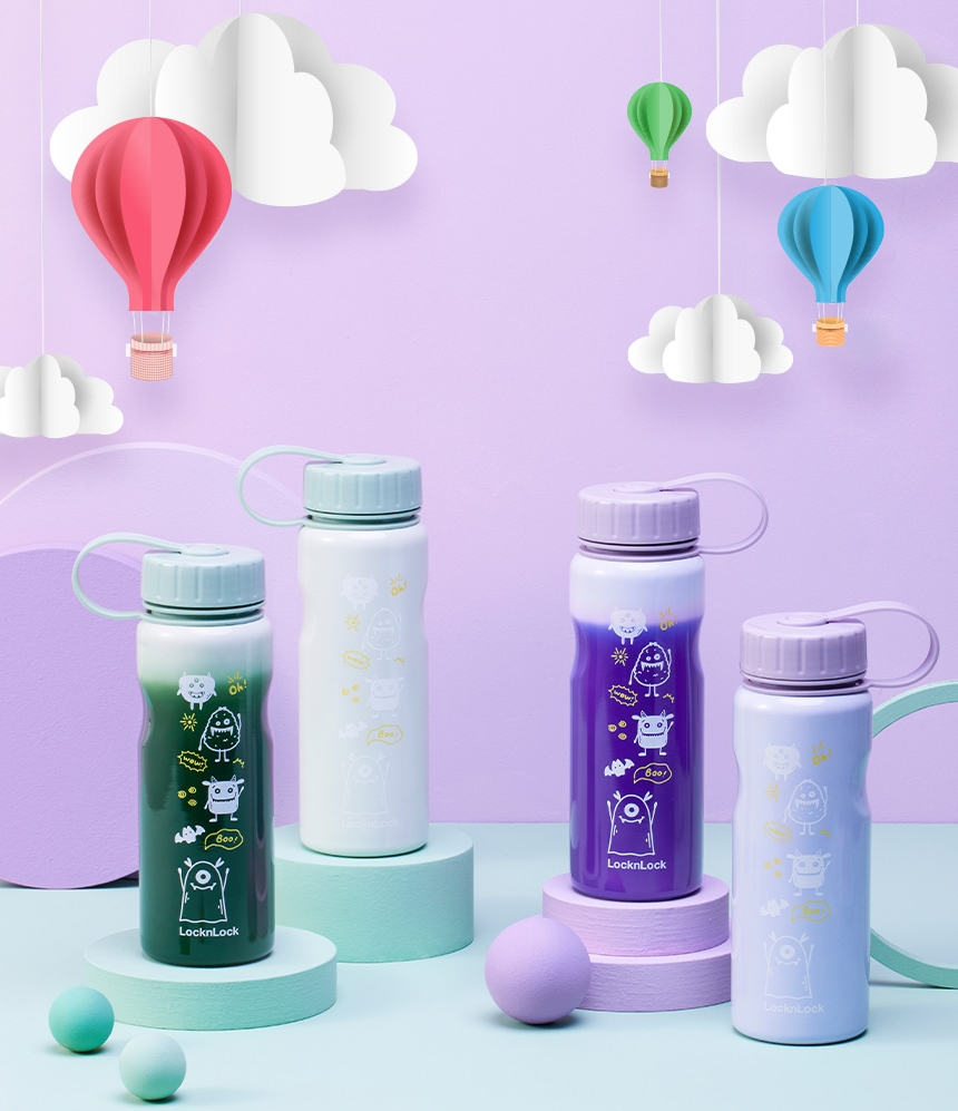 락앤락, ‘스쿨핏 스위치 컬러 스테인리스 물병’ 선보여