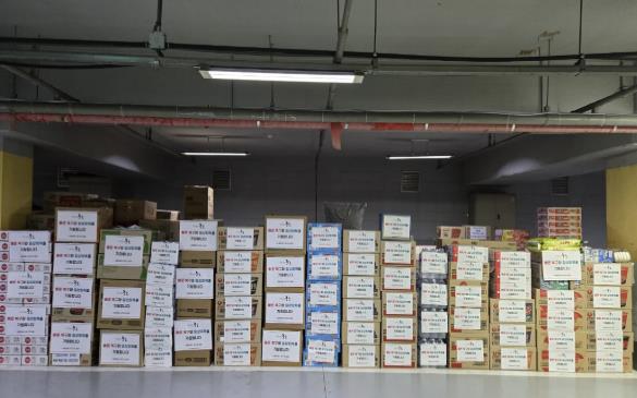 서울 중구가 마련한 긴급 구호물품