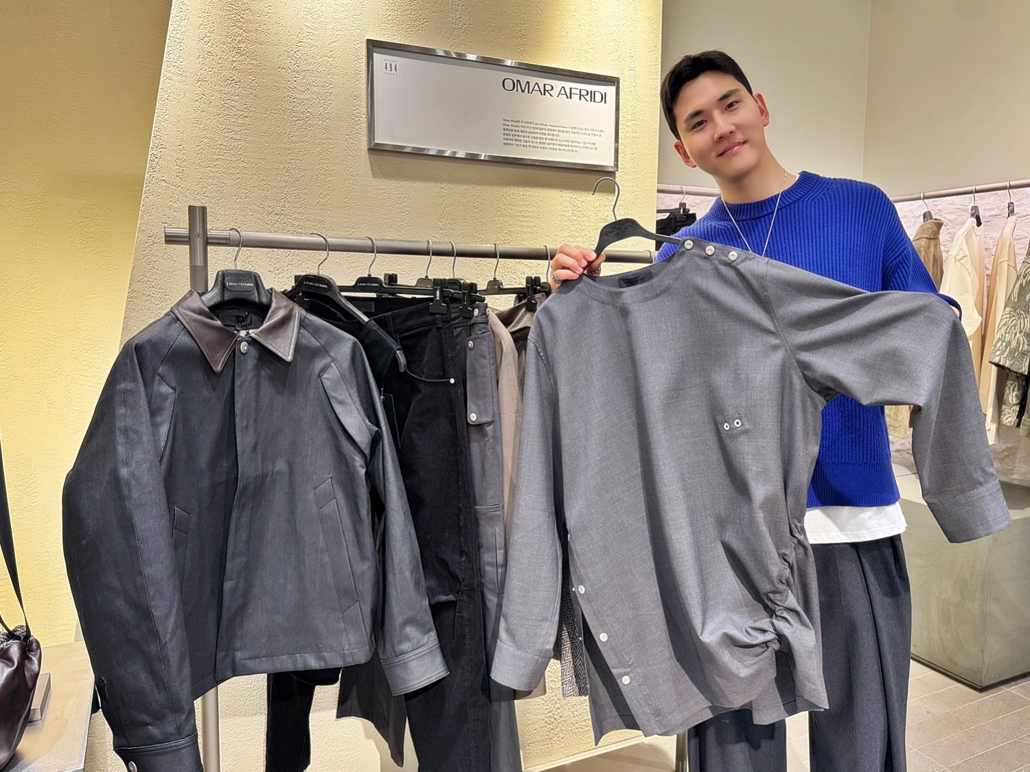 갤러리아百 ‘지.스트리트 494 옴므’ ‘오마르 아프리디’ 신상품 선보여