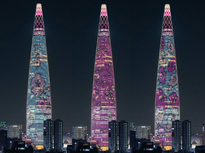 롯데월드타워, ‘2025 스프링 인 잠실’ 진행