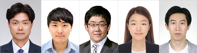 연구진-왼쪽부터 이형우 전일 김한준 우채영 이일현.(제공=부산대)
