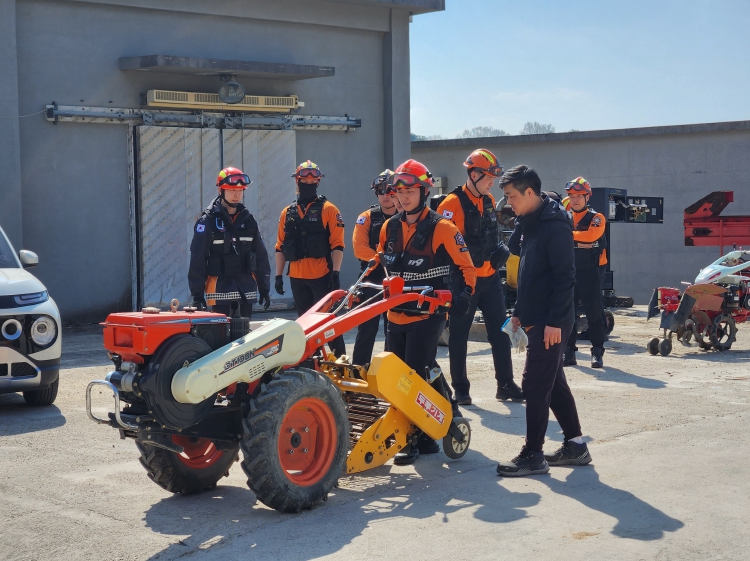 남원시, 소방대원 대상 농업기계 사고 대응 교육 실시