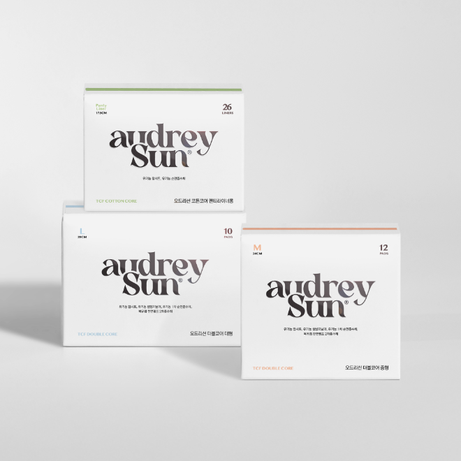 오드리선 TCF 생리대 이미지.(사진=오드리선)