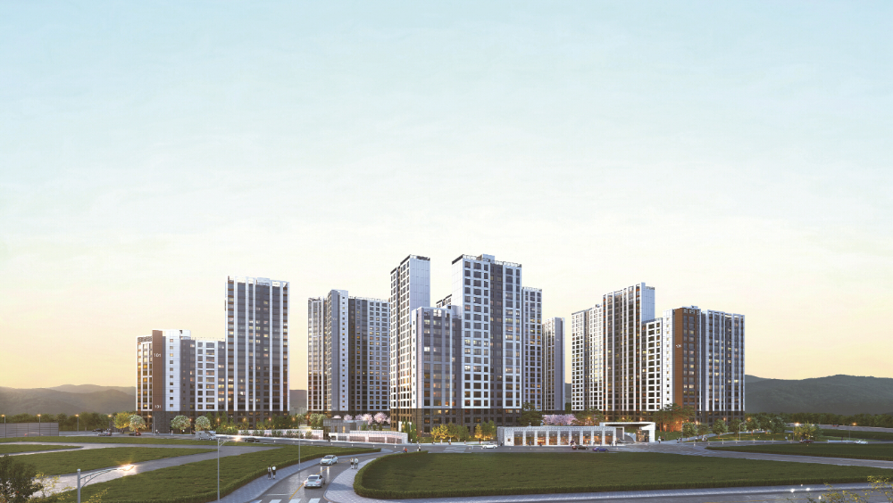 제일풍경채 의왕고천 투시도.(사진=제일건설)