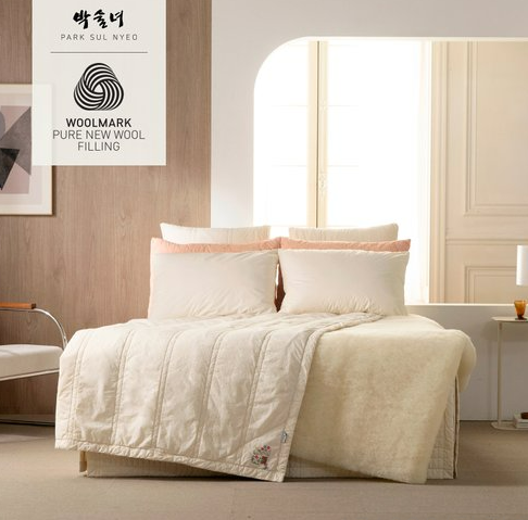 홈앤쇼핑, ‘박술녀 양모 통워싱 피그먼트 차렵이불’ 선보여