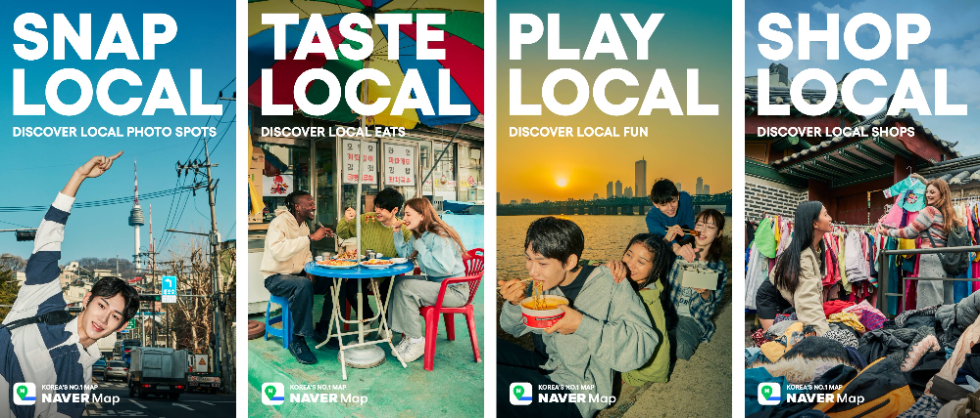 네이버 지도, 외국인 관광객 대상 한국 핫플 소개하는 ‘비로컬(BE LOCAL)’ 캠페인 진행