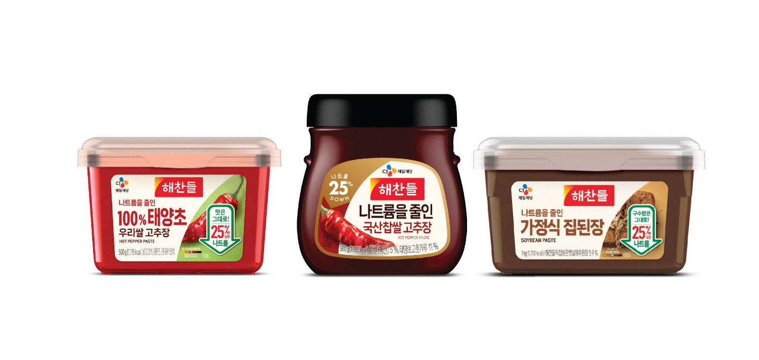 CJ제일제당, 해찬들 웰니스 장류 3종 누적판매량 100만개 돌파