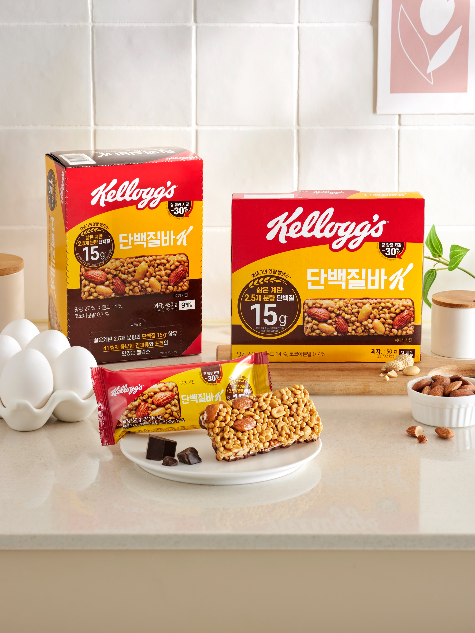 농심켈로그, '단백질바K' 선보여