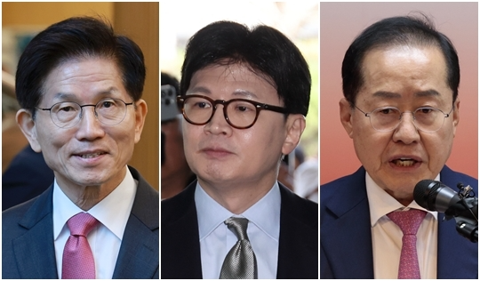김문수-한동훈-홍준표(사진=연합뉴스)