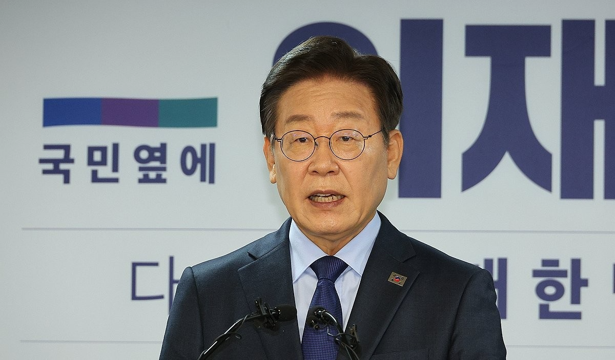 당 대표 출마 선언하는 이재명 전 대표(사진=연합뉴스)