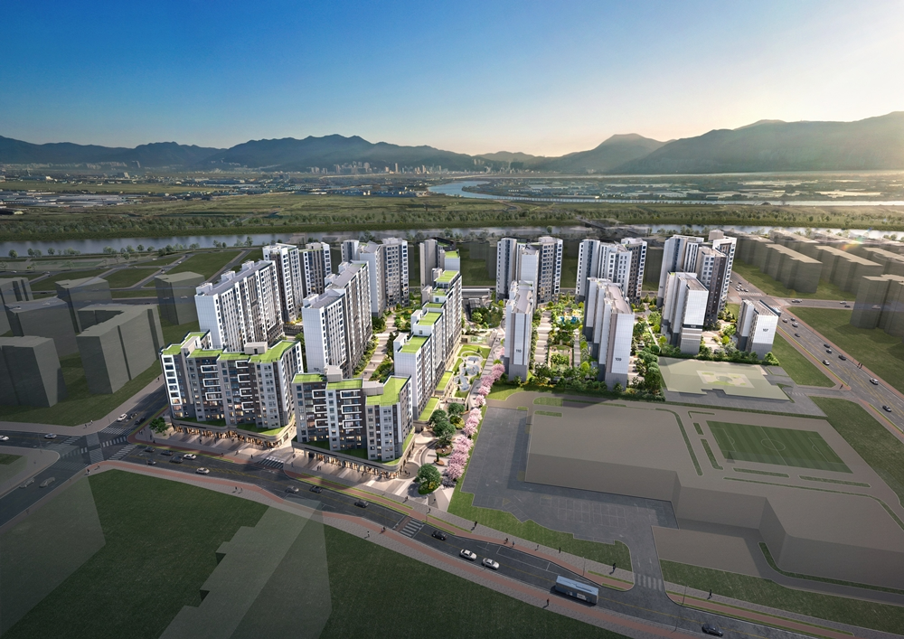 에코델타시티 아테라 조감도.