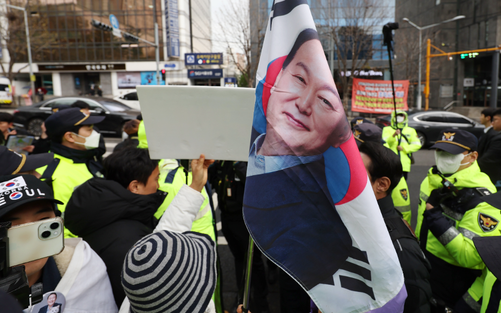 윤석열 응원하는 지지자(사진=연합뉴스)