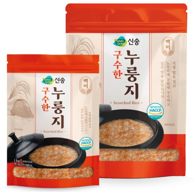 신송식품의 구수한 누룽지 이미지.(사진=신송식품)