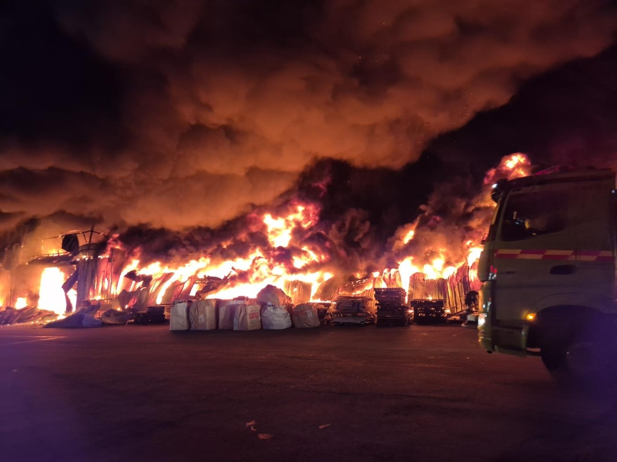 음성 화재 현장(사진=연합뉴스)