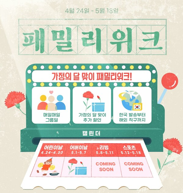 알리익스프레스, 가정의 달 맞아 '패밀리위크' 진행