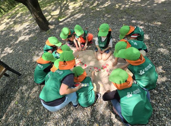 (지난해 진행한 자연아 놀자! 텃밭놀이터