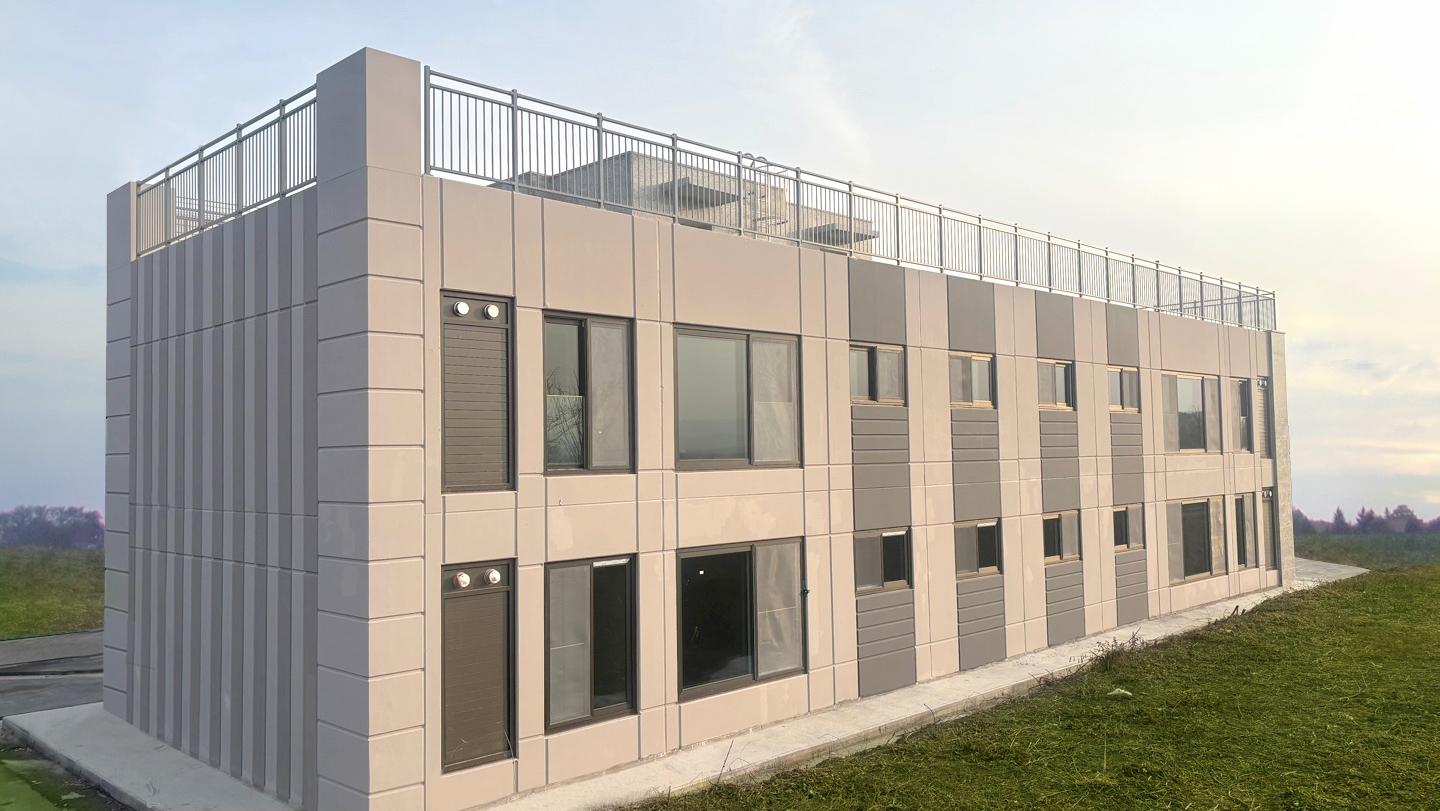 GS건설이 준공한 PC 공동주택 목업 사진.(사진=GS건설)