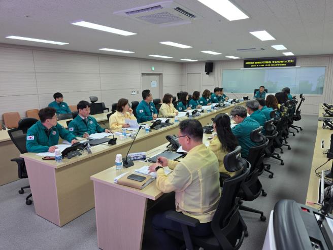군산시, ‘2025년 집중안전점검’ 추진상황 보고회 개최