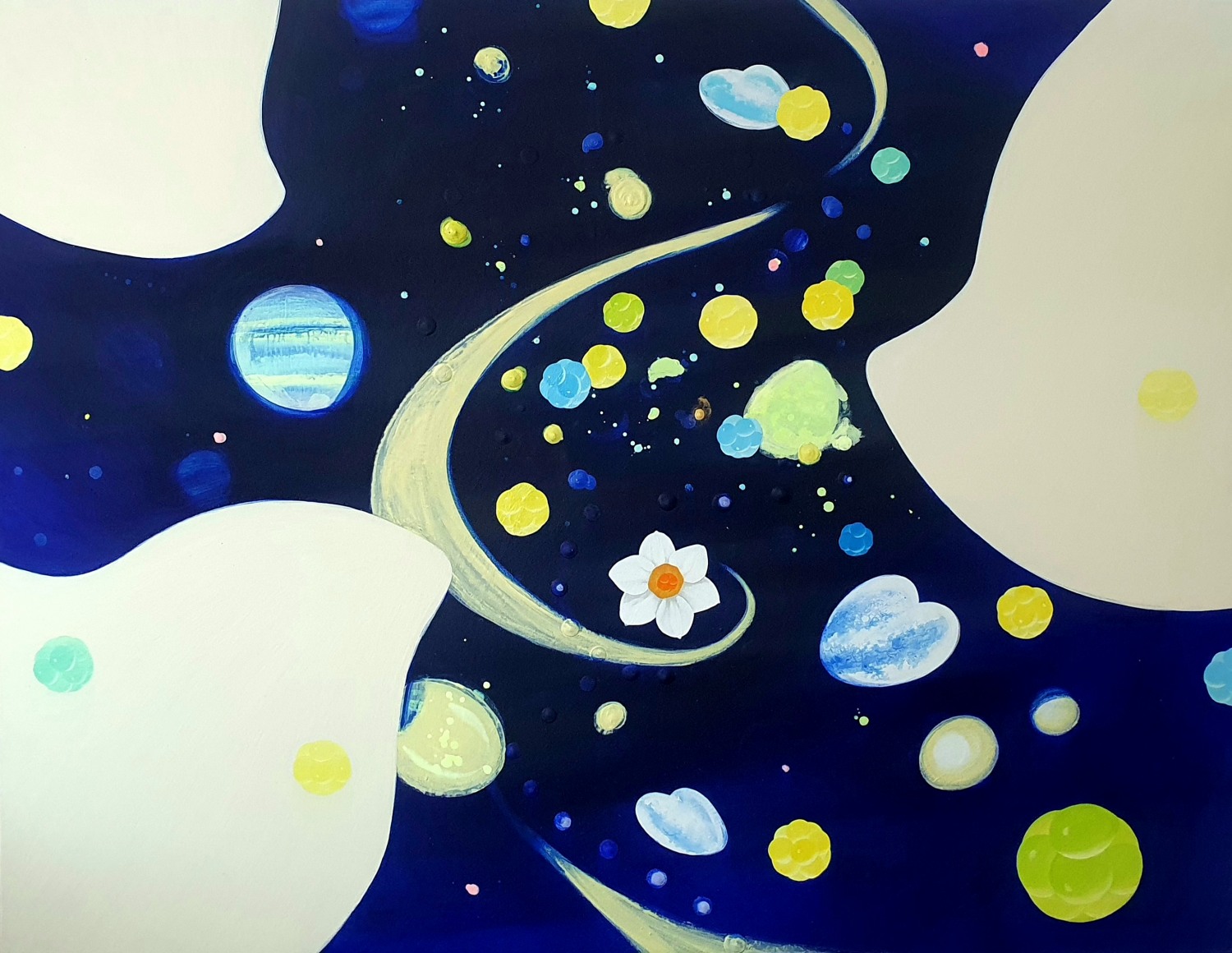 새롭게하소서 2025,Acrylic & oil on linen 91.0×116.8