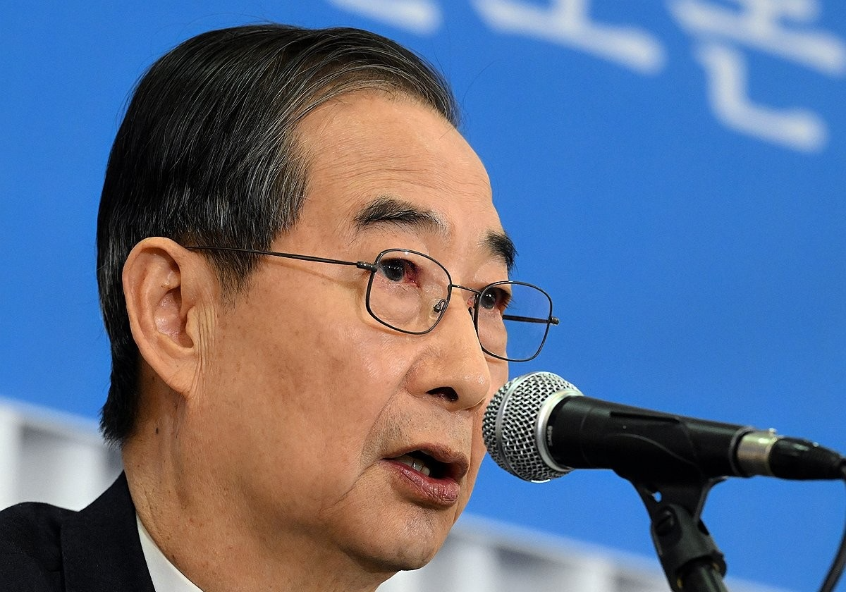 관훈토론회 기조연설하는 한덕수 후보(사진=연합뉴스)