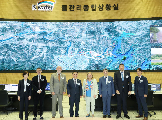 수자원공사, 주한 EU 대사 대표단과 물관리 기술 국제협력 확대 방안 논의