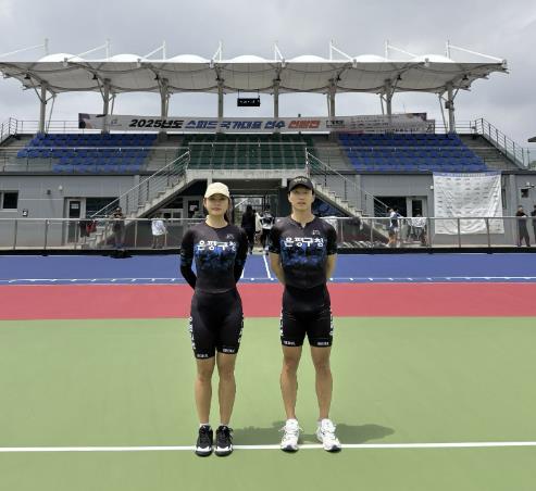 2025년 스피드 국가대표에 선발된 나영서 선수(왼쪽)와 방조양 선수(오른쪽)