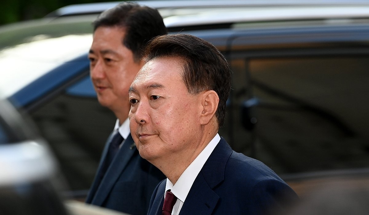 3차 공판 마친 윤석열 전 대통령(사진=연합뉴스)