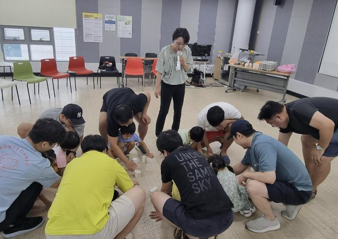 2023년 관악구가족센터에서 진행한 아버지교실 운영 모습
