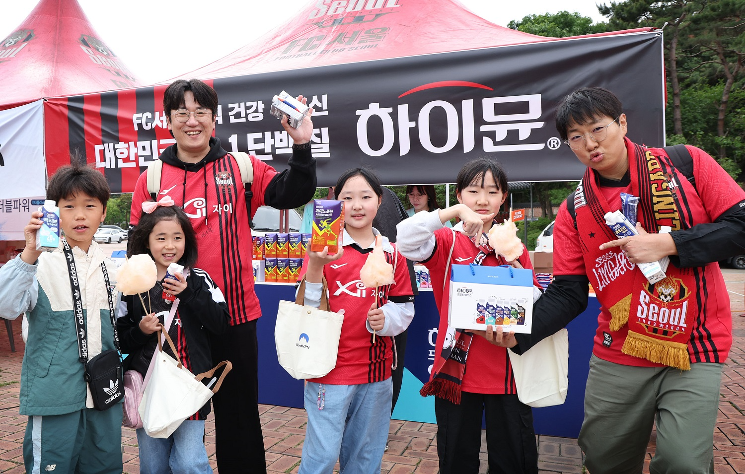 일동후디스 하이뮨, FC서울 홈경기에서 팝업 행사 진행