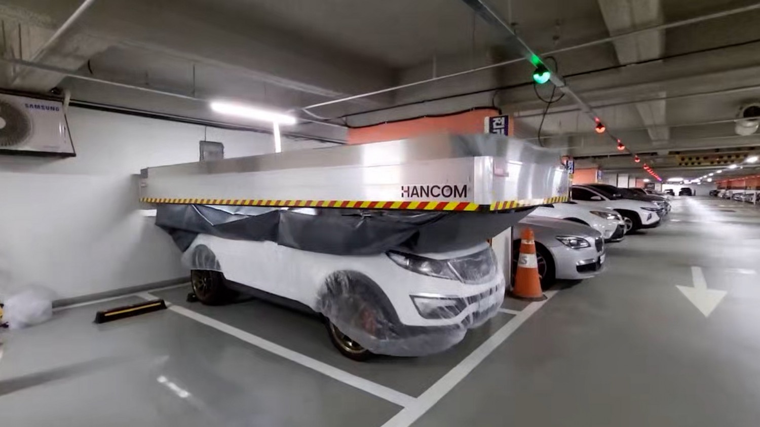 한컴라이프케어, 김포공항에 전기차 화재 진압 설루션 공급