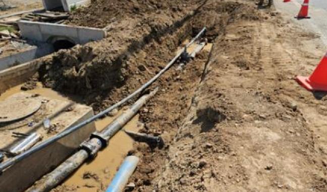 노후관 교체 전경