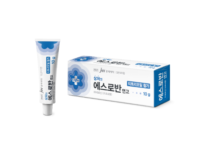 JW중외제약, 피부 진정 성분 더한 ‘에스로반 연고’ 신제품 출시