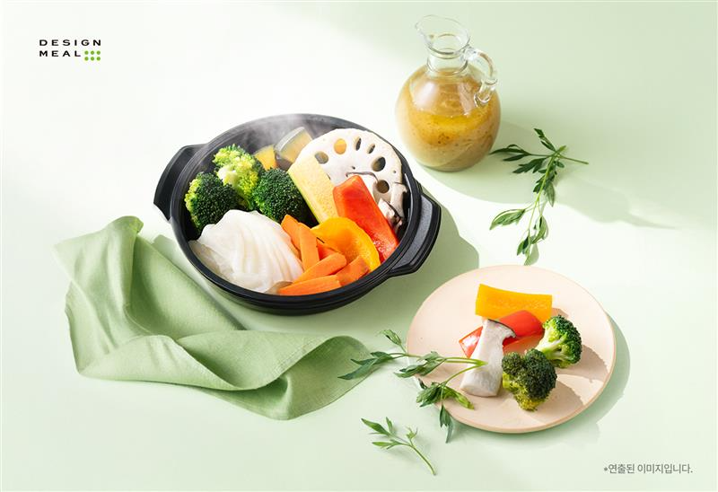 풀무원, ‘디자인밀 무수분 찜샐러드’ 선보여