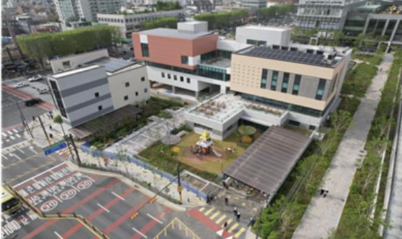 강동숨;터 외부 전경