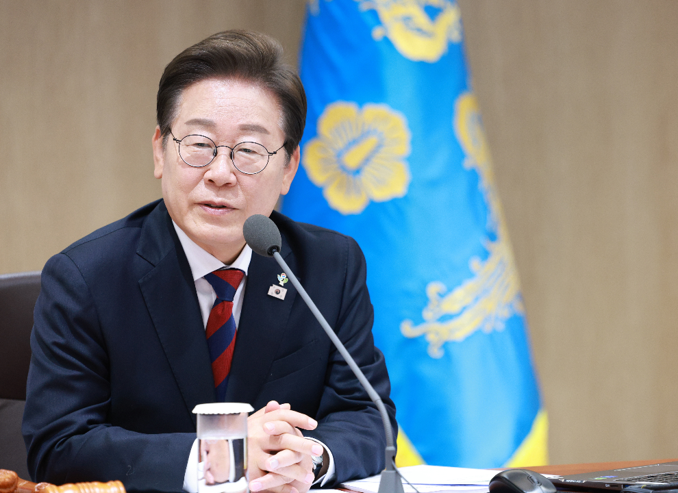 첫 국무회의 모두발언하는 이재명 대통령(사진=연합뉴스)