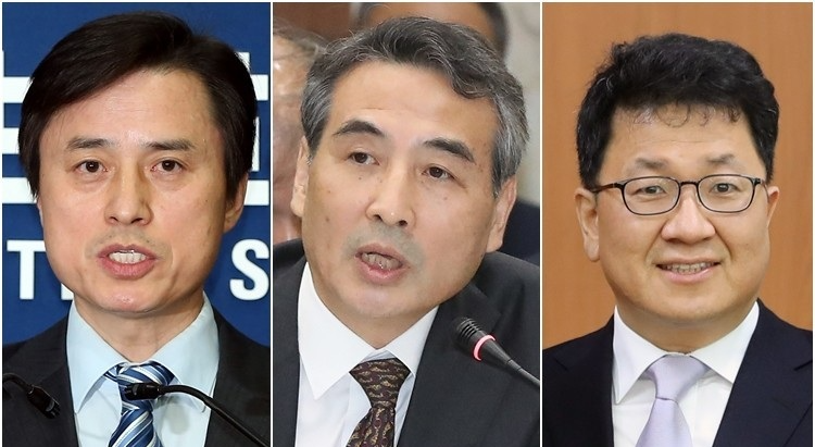 왼쪽부터 조은석-민중기-이윤제(사진=연합뉴스)