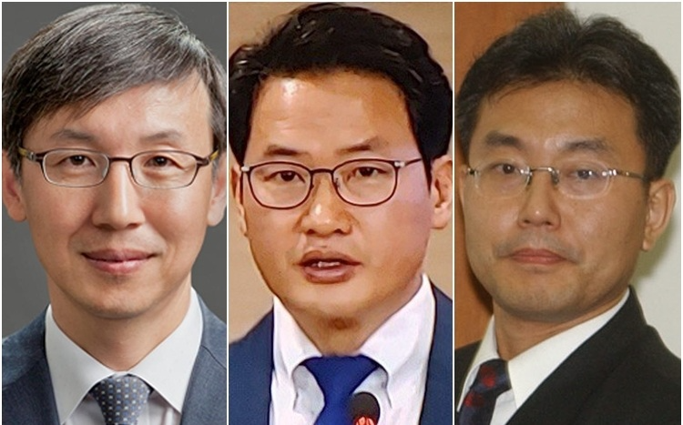 왼쪽부터 한동수-심재철-이명현(사진=연합뉴스)