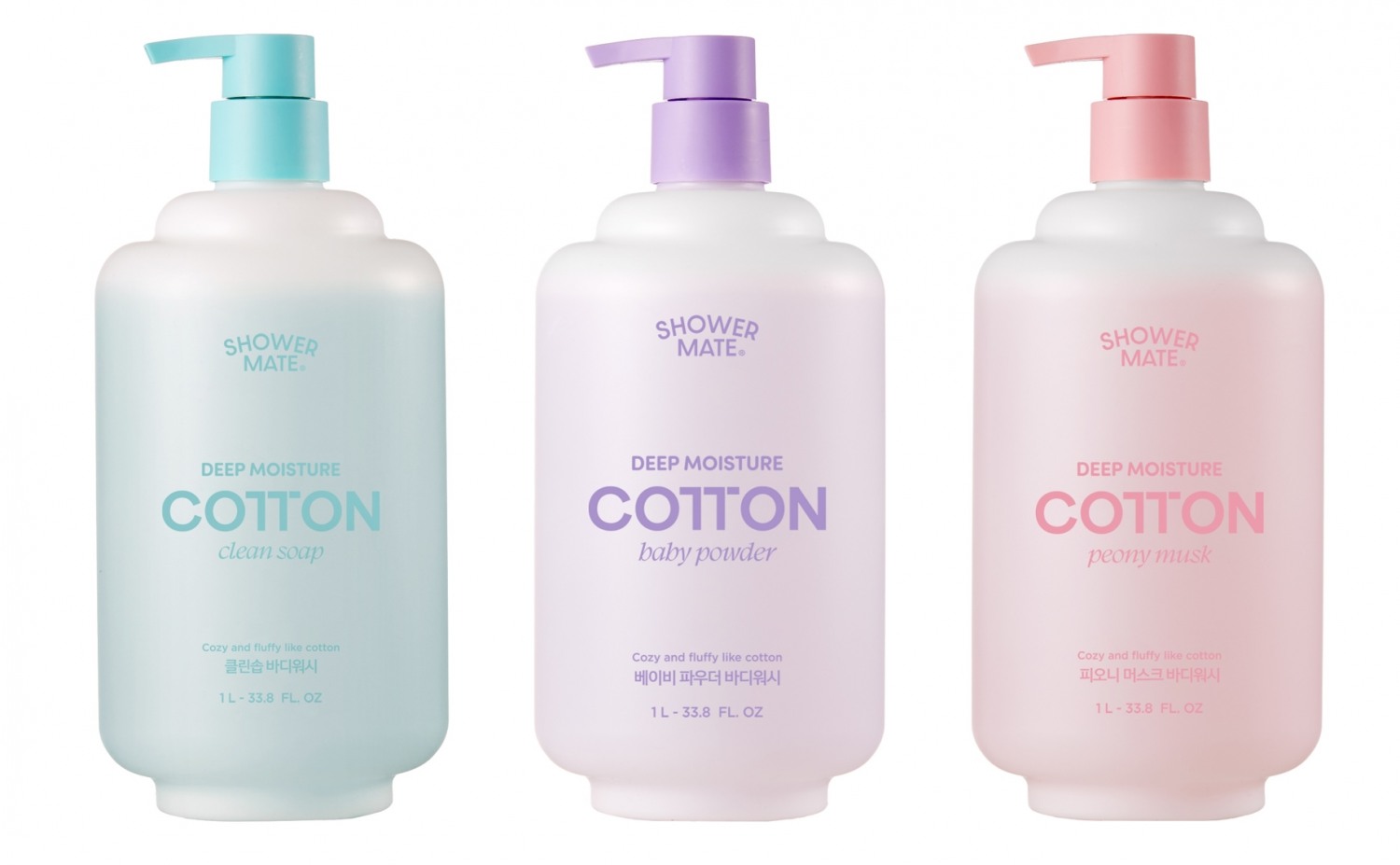 애경산업, 샤워메이트 딥 모이스처 코튼 바디워시 선보여