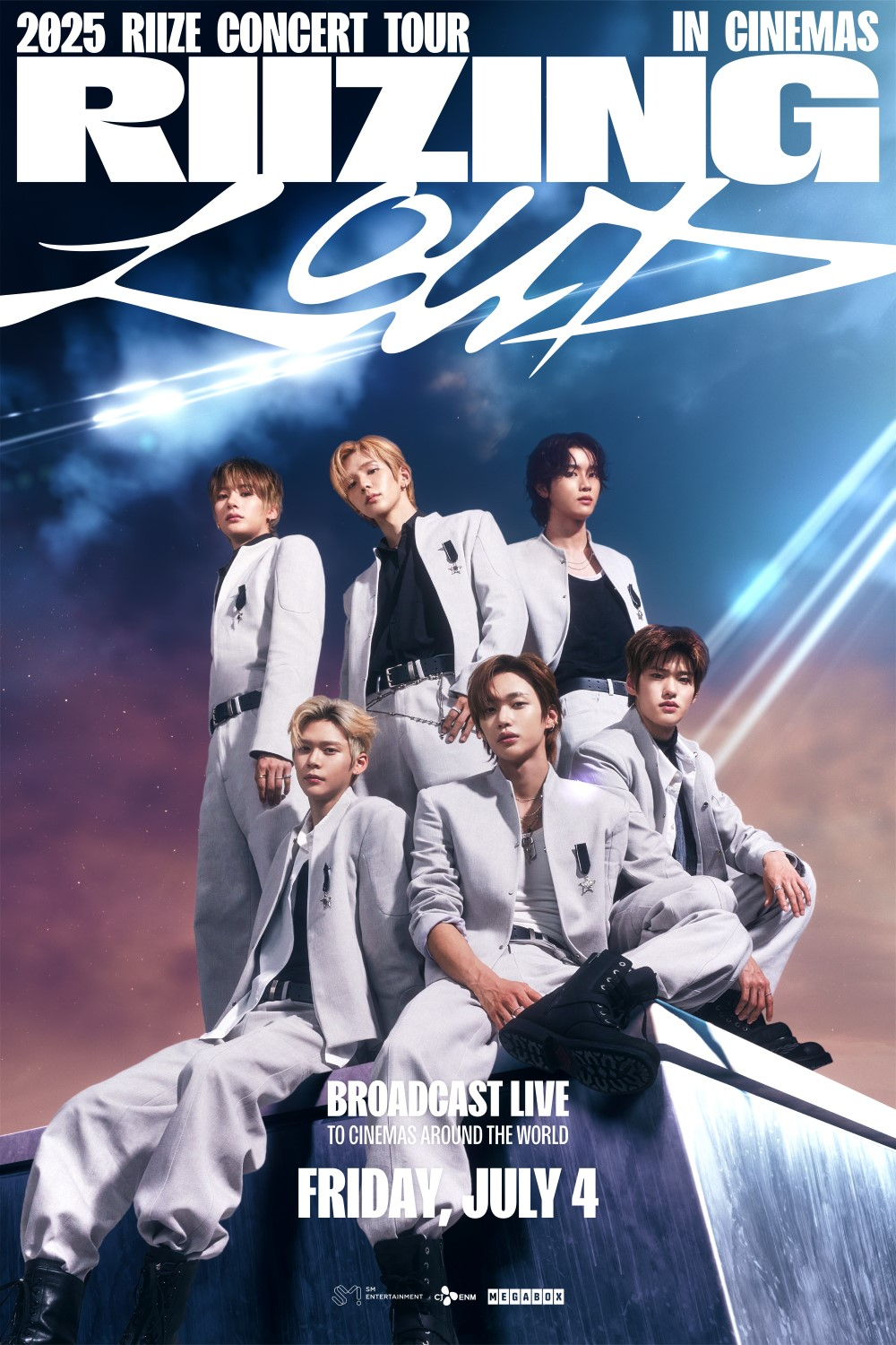 메가박스, ‘라이즈’ 첫 단독 콘서트 극장 생중계 진행